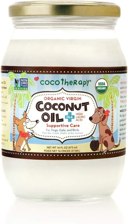 CocoTherapy Organic Virgin Coconut Oil Dog Treat 16oz