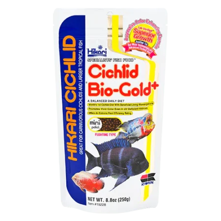 Hikari Cichlid Bio-Gold Plus Floating Pellets Medium 8.8oz